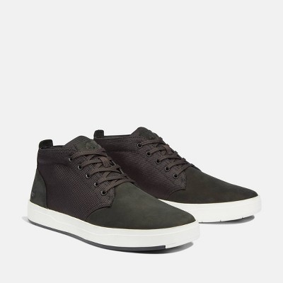 Timberland Men's Davis Square Sneaker, Black Nubuck, 10.5 — фото 3