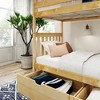 Plank+Beam Solid Wood Twin over Twin Bunk Bed with Storage Drawers for Adults/Kids - 2 of 4