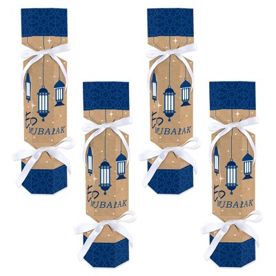 Big Dot of Happiness Eid Mubarak - No Snap Ramadan Party Table Favors - DIY Cracker Boxes - Set of 12