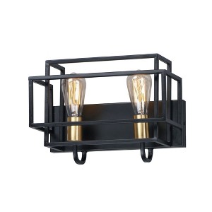 Maxim Lighting Liner 2 - Light Wall Light in  Black/Satin Brass - 1 of 4