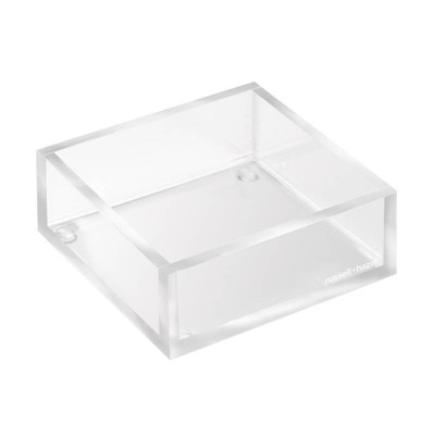 russell+hazel Acrylic Bloc with Lid | 4x1.657 | Michaels