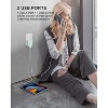 iHome USB C Charger: AC Pro 20W Multiport USB Charger (1 USB-C Port, 1 USB-A Port), Flat USB C Charger Block - 3 of 4