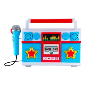 eKids Mother Goose Club Karaoke Microphone and Boombox for Kids and Fans of Mother Goose Club Toys - Multi-Colored (KD-115MG.EMV0) - 1 of 4