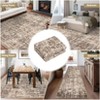 Machine Washable Area Rug, Soft Low Pile Boho Vintage Distressed Rug with Non-Slip Backing for Living Room, Bedroom & Dining Room - 4 of 4