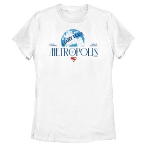 Womens Superman City of Tomorrow Metropolis T Shirt - 1 of 4