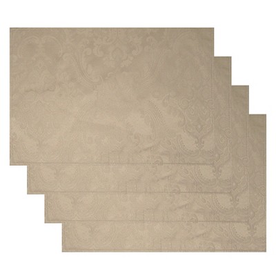 Elrene Home Fashions Caiden Damask Tablecloth | 52 X 70 Inch White Woven Jacquard Table Cover, Water & Stain Repellent