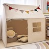 Etokfoks Kids Play Tent Indoor Playhouse Large 49.5x35.5x49.5in with Pennant Banners for Boys Girls Birthday or Christmas 1 Piece - 3 of 4