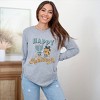 Simply Sage Market Women's Happy Hanukkah Distressed Long Sleeve Graphic Tee - 2 of 4