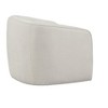 HomeRoots 32" Beige Fabric Barrel Club Chair - 4 of 4