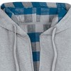 Collections Etc Men's Plaid Lined Knit Hoodie - 3 of 4