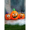 HalloweenCostumes.com  4' Inflatable 3-Pumpkins Lawn Decoration, Black/Purple/Orange - 2 of 4