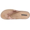 GC Shoes Ammie Flower Comfort Slide Wedge Sandals - 4 of 4