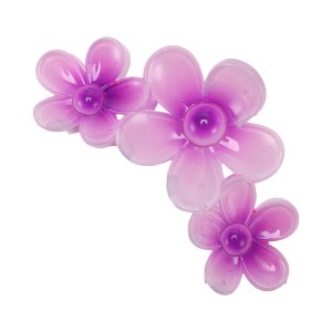 Unique Bargains Women's Fashion Flower Hair Clips 4.33"x2.56"x1.89" 1 Pc - 1 of 3