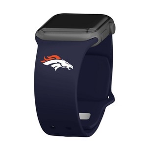 NFL Denver Broncos Apple Watch Compatible Silicone Band - Blue - 1 of 4