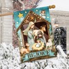 Briarwood Lane Christmas House Flag 40x28 For Outdoor Holy Nativity Rejoice For Christmas House Flag - 4 of 4