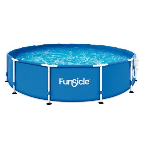 Funsicle Outdoor Activity Round Frame Above Ground Swimming Pool Set - image 1 of 4