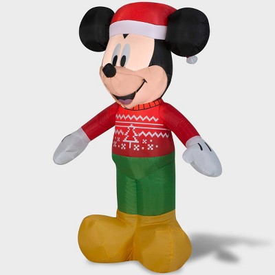 Disney Mickey Mouse with Beard Inflatable Christmas Decorations