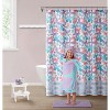Kate Aurora Montauk Accents Complete 5 Piece Juvi Butterfly Themed Fabric Shower Curtain Bathroom Set - 2 of 4