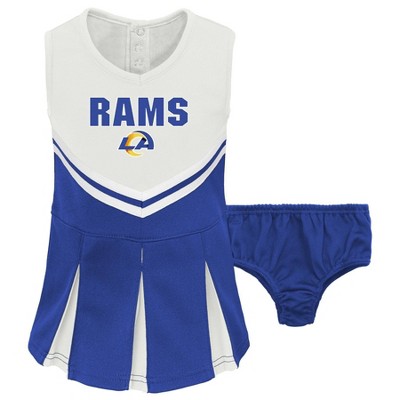 Image of NFL Los Angeles Rams Baby Girls' Cheer Set - 12M