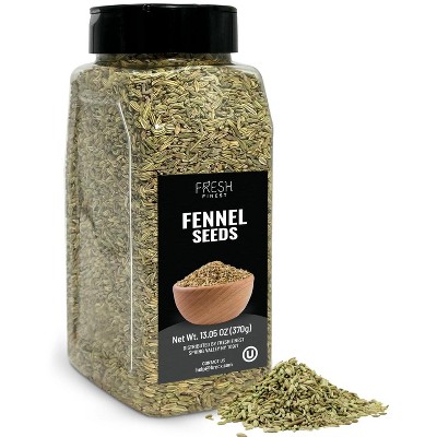 Fresh Finest Fennel Seeds – Whole, All-Natural, Kosher – 13.05oz