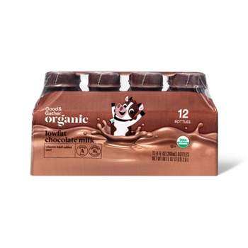 Organic Lowfat Chcolate Milk - 8 fl oz/12ct - Good & Gather™