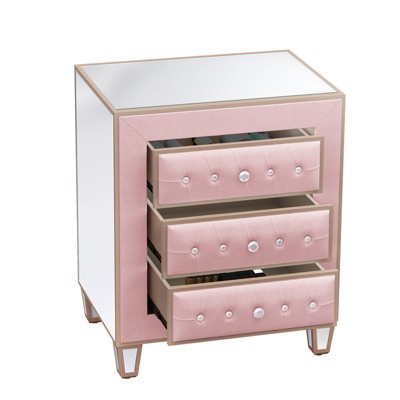 VANITII Velvet Bedside Table