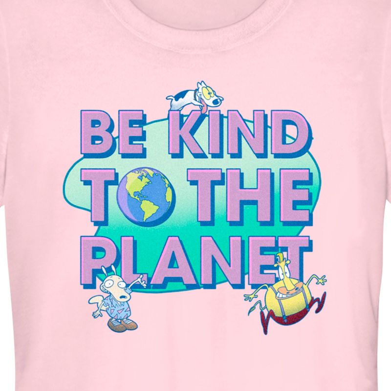 Juniors Womens Rocko's Modern Life Kind to the Planet T-Shirt, 2 of 5