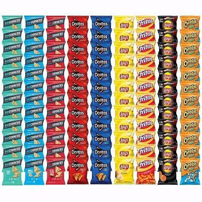 Frito-Lay Flavor Mix Snacks & PopCorners Corn Chips Variety Pack, Mega Size, 108 Count