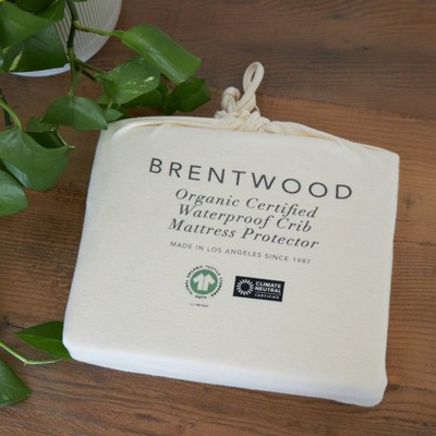 Brentwood Home Organic Waterproof Crib Protector Pad