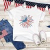 The Juniper Shop Star Flag Firework Toddler Short Sleeve Tee - 2 of 2