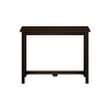 Plank+Beam Solid Wood Writing Desk, Simple Desk for Bedroom, Home Office Study Desk, 39.5" - 3 of 4