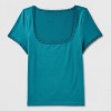Women's Seamless Cap Sleeve Square Neck T-Shirt - Wild Fable™ - 4 of 4