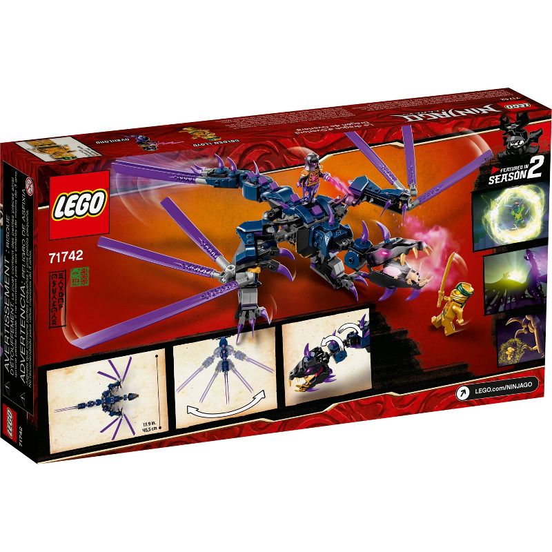LEGO NINJAGO Legacy Overlord Dragon; Ninja Playset Building Kit Featuring Posable Dragon Toy 71742, 6 of 16