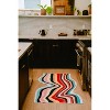 Lany Space Irregular Shaped Multicolor Contour Runner Rug - 4 of 4