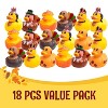 Joyfy 18PCS Thanksgiving Rubber Ducky Bath Toys, Thanksgiving Party Favor Gifts, Fun Rubber Bath Duck Toys for Kids & Toddlers Boys Girls - 2 of 4