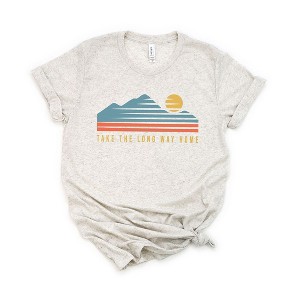 Simply Sage Market Women's Take The Long Way Home Short Sleeve Graphic Tee - 1 of 2