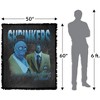 Beetlejuice Beetlejuice Shrinkers Homage Blanket 50"x60" Woven Tapestry - 2 of 4