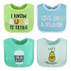 The Peanutshell Unisex BabyTerry Bibs, 18 Pack for Feeding, Teething, or Drooling|Neutral Foods/Holiday - 3 of 4