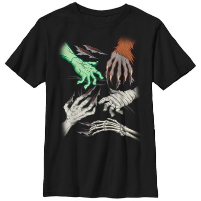 Boy's Lost Gods Halloween Monster Hands T-Shirt