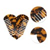 Unique Bargains Heart-shaped Hair Comb 1 Pc - 2 of 4