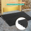 Rubber Curb Ramp, Rise Height Sidewalk Curb Ramp,Driveway Ramp or Forklifts, Trucks, Buses, Cars, Wheelchairs, Bikes - 4 of 4