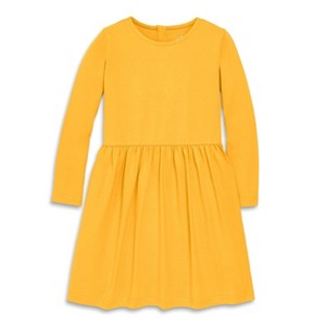Primary Kids Long Sleeve Perfect Pocket Dress - 1 of 4