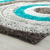 Luxe Weavers Shag Geometric Area Rug, Modern, Stain Resistant, Easy Indoor Rugs for Bedroom, Living Room - 3 of 4