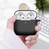 BONGEEK Silicone Apple Airpods 4th Generation - VOTILE 2024 Bling Cover with Keychain, Earbuds Charging Accessory for Women Girls - Black - 3 of 4