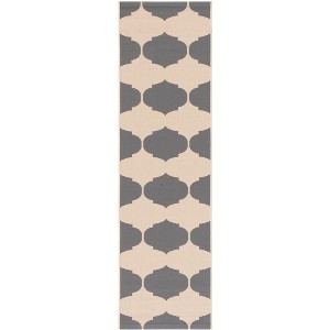 Courtyard CY6162 UV & Stain Resistant Non-Shedding Power Loomed Indoor/Outdoor Rugs - Safavieh - 1 of 4