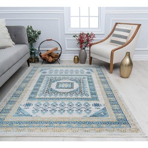Rugs America Harper Abstract Vintage Area Rug - 1 of 4