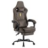 High Back Video Gamer Chairs,Racing Office Chairs with Massage Lumbar and footrest Adjustable Headrest&Linkage Armrests for Office,Home-Tanpinhause - 2 of 4