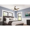 Hunter 52" Swanson Lighted Ceiling Fan New Bronze Finish with 5 Blades in American Walnut/Greyed Walnut - 4 of 4
