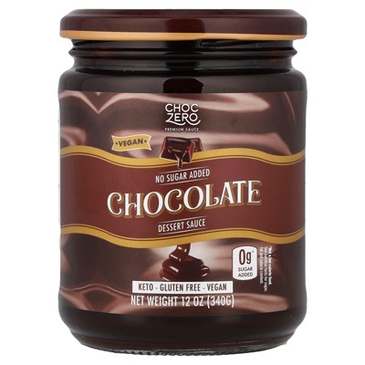 ChocZero, Dessert Sauce, Chocolate, 12 oz