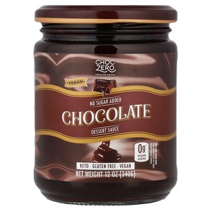ChocZero, Dessert Sauce, Chocolate, 12 oz - 1 of 4